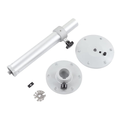 Verstelbare tafelpoot van aluminiumlegering rv table afneembare standaard, montageframe 46 - 60 cm, 360°-draaiknop voor campers, caravans, boten, jachten boat table leg Akcesoria do foteli - QUORE