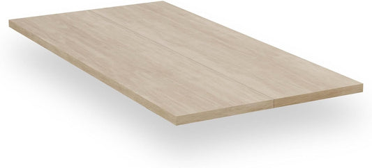 Blumfeldt Bearsdon Houten tafelblad - multiplex blad, 180 x 90 cm, hitte- & krasbestendig, ideaal voor eetkamer - taupe houtfinish, minimalistische stijl