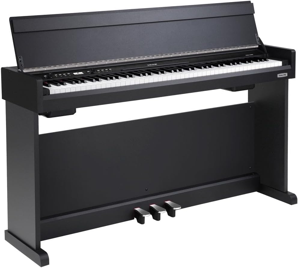 Digitale Staande Piano – Digitale Piano – Elektrische Piano – Rechtopstaande Piano – 88 Volledig Gewogen Hamertoetsen – Bluetooth en USB-Audio/MIDI