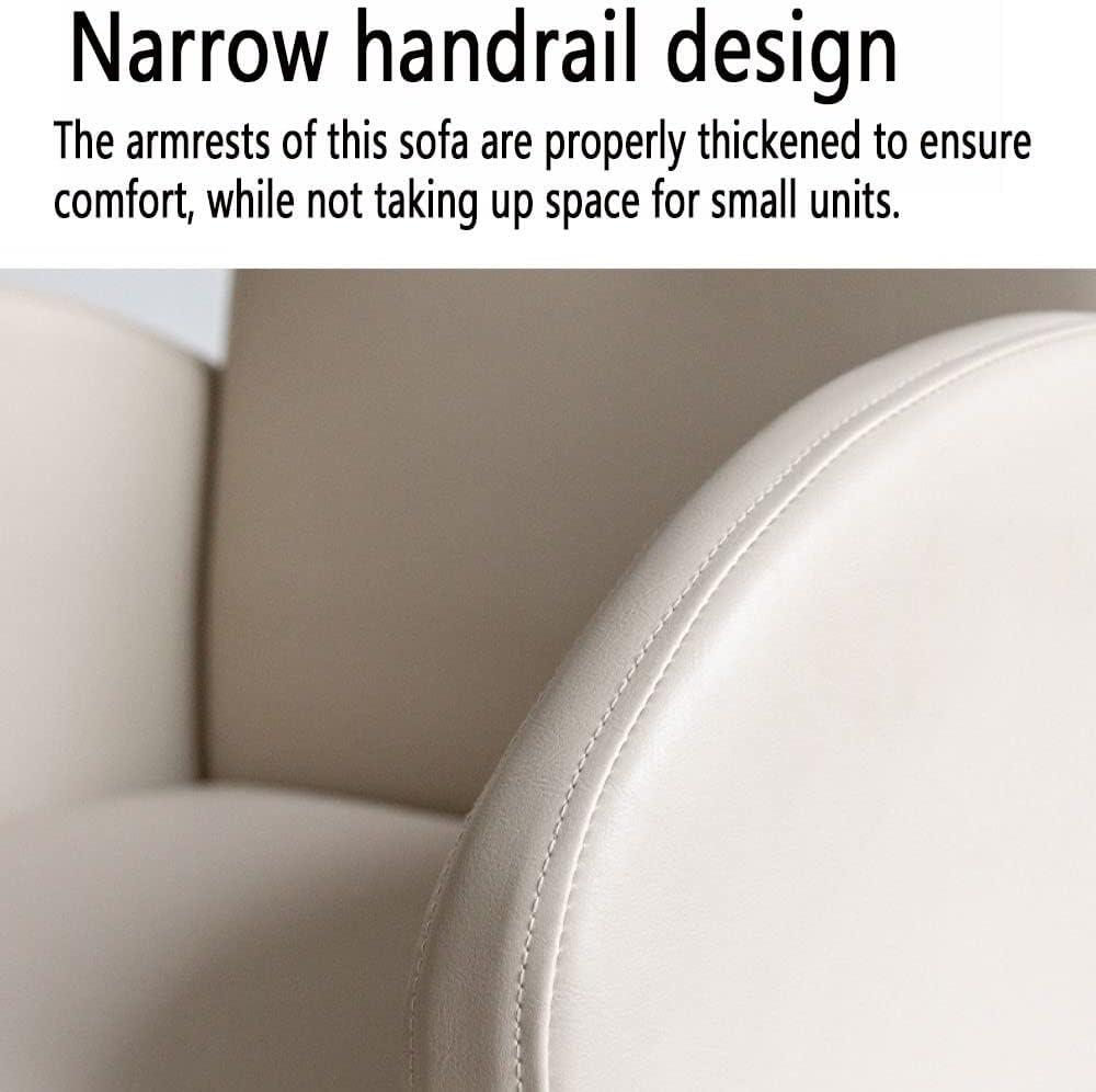 Armchair Chair,Leather Chair Lounge Recliners Wingback Comfy High Back Recliner Nursing Reading For Small Spaces Bedrooms Living Room