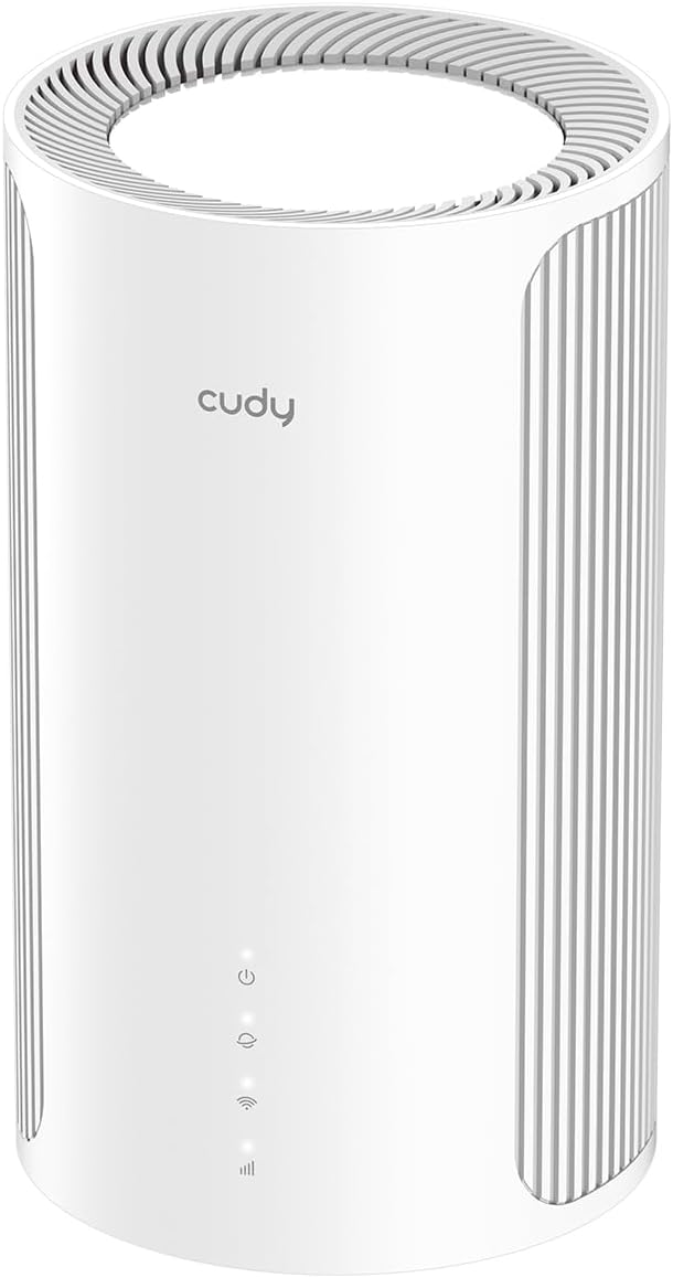 Cudy P4 5G-router met sim-sleuf ontgrendeld AX3000 Whole Home Wi-Fi 6, 5G mobiele router, MU-MIMO, interne antennes, SIM-sleuf ontgrendeld, Cudy Mesh en APP, VPN-server en clientondersteuning