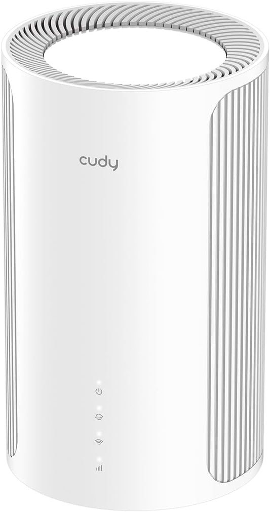 Cudy P4 5G-router met sim-sleuf ontgrendeld AX3000 Whole Home Wi-Fi 6, 5G mobiele router, MU-MIMO, interne antennes, SIM-sleuf ontgrendeld, Cudy Mesh en APP, VPN-server en clientondersteuning