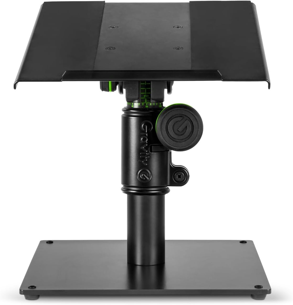 Palmer STUDIMON5 actieve 5 inch Neutfeld Studiomonitoren (2x) en Gravity SP3102 Monitorstandaard (2x) - Bundle, Zwart