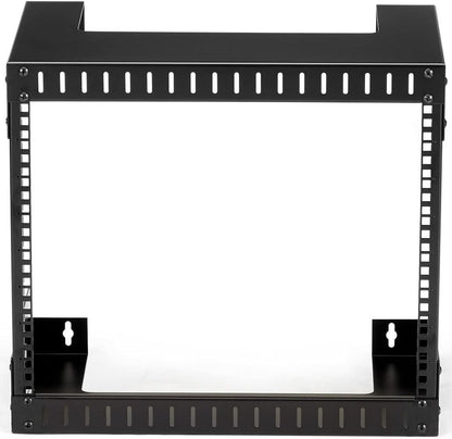 8U 2-Post Wandmonteerbaar Open Frame Rack – Server Rack, Netwerk Rack, Data Rack, Apparatuur Rack – 30 Cm Inbouwdiepte – SPCC Koudgewalst Staal, Belastbaar Tot 80 Kg