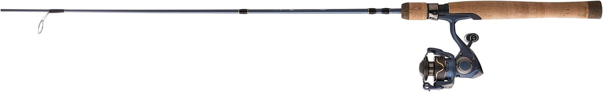 Pflueger 4'8" President Spinning Reel en Rod Combo, Ultra Light, 2-delige Grafietstaaf, Maat 20 Reel, Aluminium Spoel