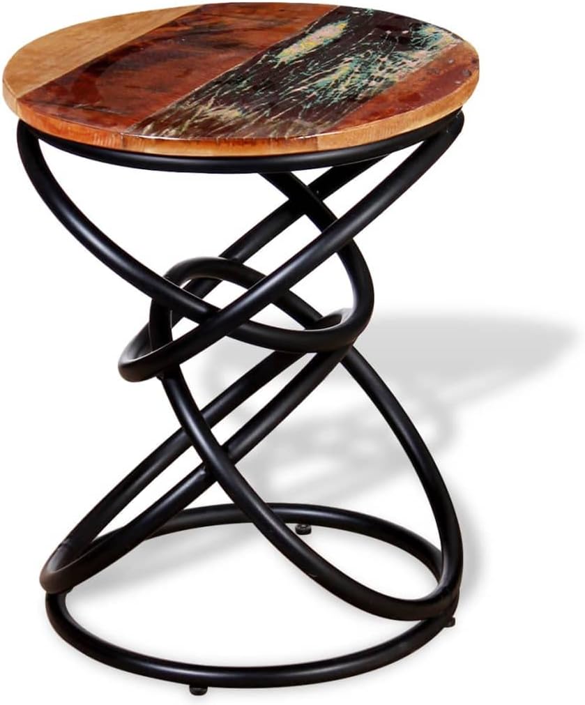 vidaXL Recycled Wood Side Table Solid Table Side Table Table