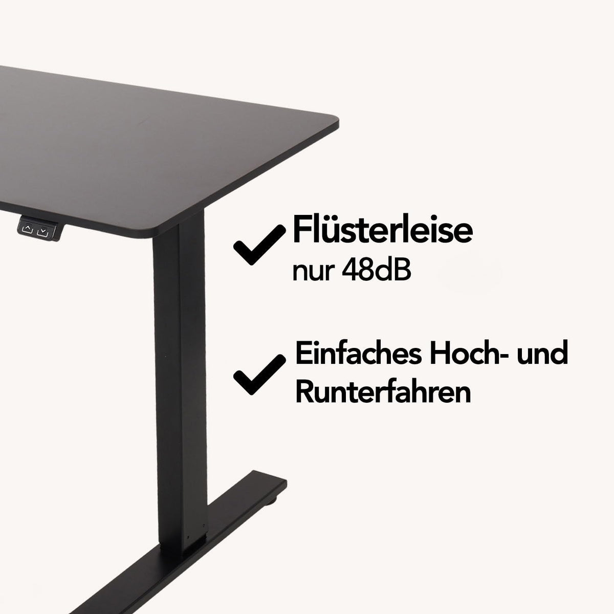 Brixy Zit Sta Bureau - Elektrisch Verstelbaar In Hoogte - 140 x 60 CM - Zwart