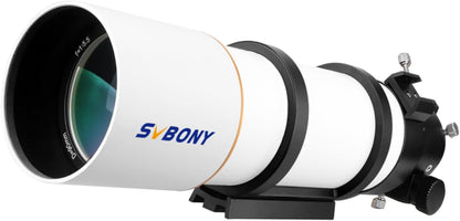 Svbony SV48P Telescoop Refractor OTA, 90mm F5,5 Telescopen voor Volwassenen, FMC Achromatische Lens, Dubbele Snelheidsfocuser, 360° Rotator, voor Visuele Observatie van Maanplaneten Astrofotografie