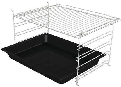 Multifunctionele Oven – Elektrische Oven – Heteluchtoven – Airfryer Oven – Inbouwoven – XXL Inhoud 77 Liter – Pizzafunctie 300°C & Snelle Voorverwarming