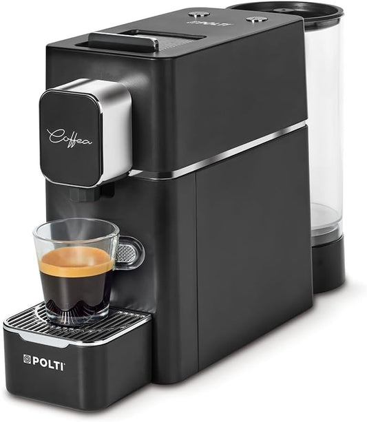 Polti Coffea S15B Espressomachine, compatibel met E.S.E. 44 mm, tank 0,85 l, zwart