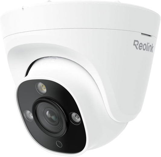 Reolink 12MP PoE Security Camera Outdoor with Spot Light, CCTV IP Camera with Person/Vehicle Detection, Color Night Vision 2-Way Audio Motion Alarm, Timelapse, MicroSD Card Slot