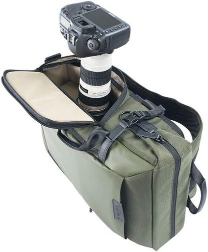 Vanguard VEO SELECT45M GR Rugzak/Schoudertas voor DSLR Camera, Video Gear of Drone, Groen