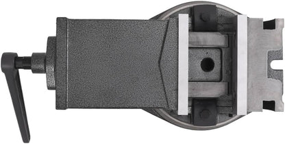 Bankklem – Bankschroef – Werkbankklem – Machineklem – Tafelbankschroef – 2-Assig Kantelbaar – 100 mm Bekbreedte – Gietijzer