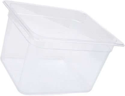 Naroote Sous Vide -Container, Emmers van Voedselkwaliteit met Deksels 12l Plastic Slow Cooking Voedselopslagcontainer, Slowcooker Container met Deksel met een Ruime Capaciteit en Temperatuur