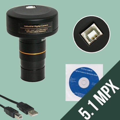 Telescopische telescoopcamera USB-camera 1,25 inch aansluiting oculair maan sterren TC3