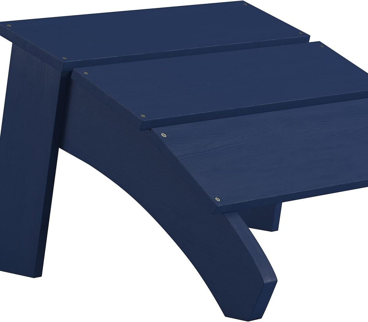 Flash Furniture Sawyer Binnen/Buiten Commerciële Grade Adirondack Ottomaanse - Navy All-Weather Adirondack-stijl voetsteun