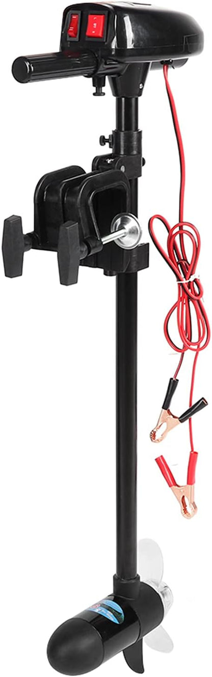 Cocoarm 12V 18lbs Multi Gear Electric Trolling Motor Multi-Speed Control Onkruidloze Propeller Lichtgewicht Draagbare Draagbare voor Kajaks Kleine Boten Opblaasbare Boten