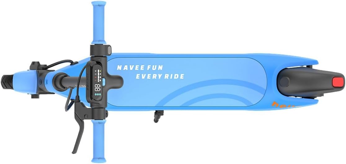 NAVEE K100 E-step voor kinderen van 6-10 jaar, tot 14 km bereik, 130 W motor, 3 rijmodi, 7 inch lekbestendige banden, RGB-licht, app-bediening, slechts 8,6 kg (zonder ABE)