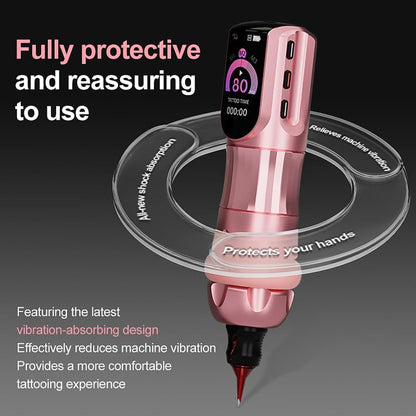 [Jennifer Barrera exclusieve editie] PIONEER-INSPIRATION 4,2 mm slag draadloze tattoo pen