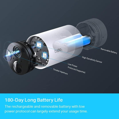 Bewakingscamera – Beveiligingscamera – Buitencamera – Draadloze Camera – Camera Set – 1080p Full HD – 180 Dagen Batterijduur