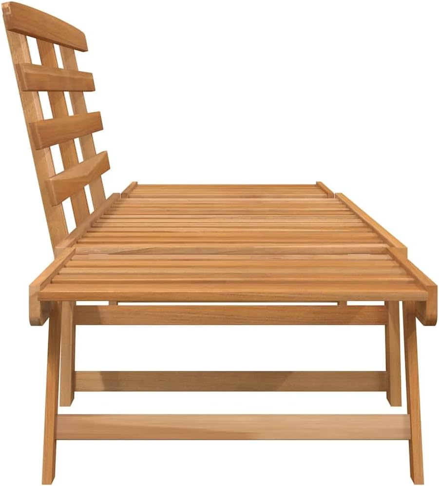 vidaXL Garden bench 2-in-1 190 cm solid acacia wood