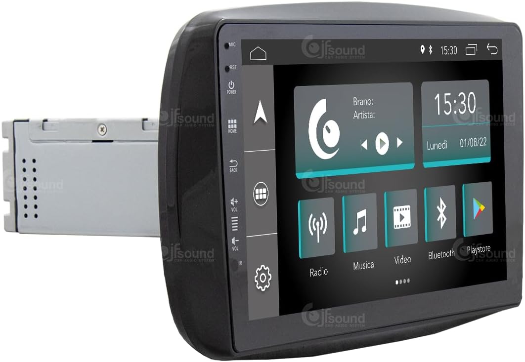 Specifieke autoradio voor Smart mit serienmäßiger Tom-Tom-Navigation Android GPS Bluetooth WiFi USB DAB+ Touchscreen 9" 4core Carplay AndroidAuto