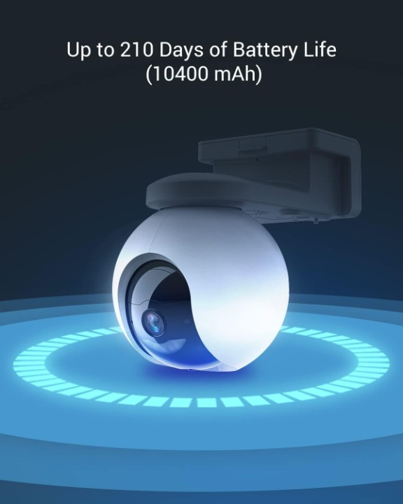 Beveiligingscamera Buiten - WiFi-bewakingscamera - Camerabewaking - Draadloos - Zonne-energie - 10400 mAh - Intelligente Tracking - Persoonlijke Detectie - Kleurennachtzicht - Bidirectionele Audio - Sirene - Type C - Wit