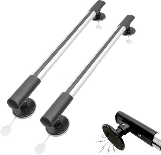 Magnetisme Dakbagagedrager voor auto's, universele aluminium dakdragers, in lengte verstelbaar, voor kajak, surfplank, kano, snowboard, paddle board (2 stuks, 100-115 cm)
