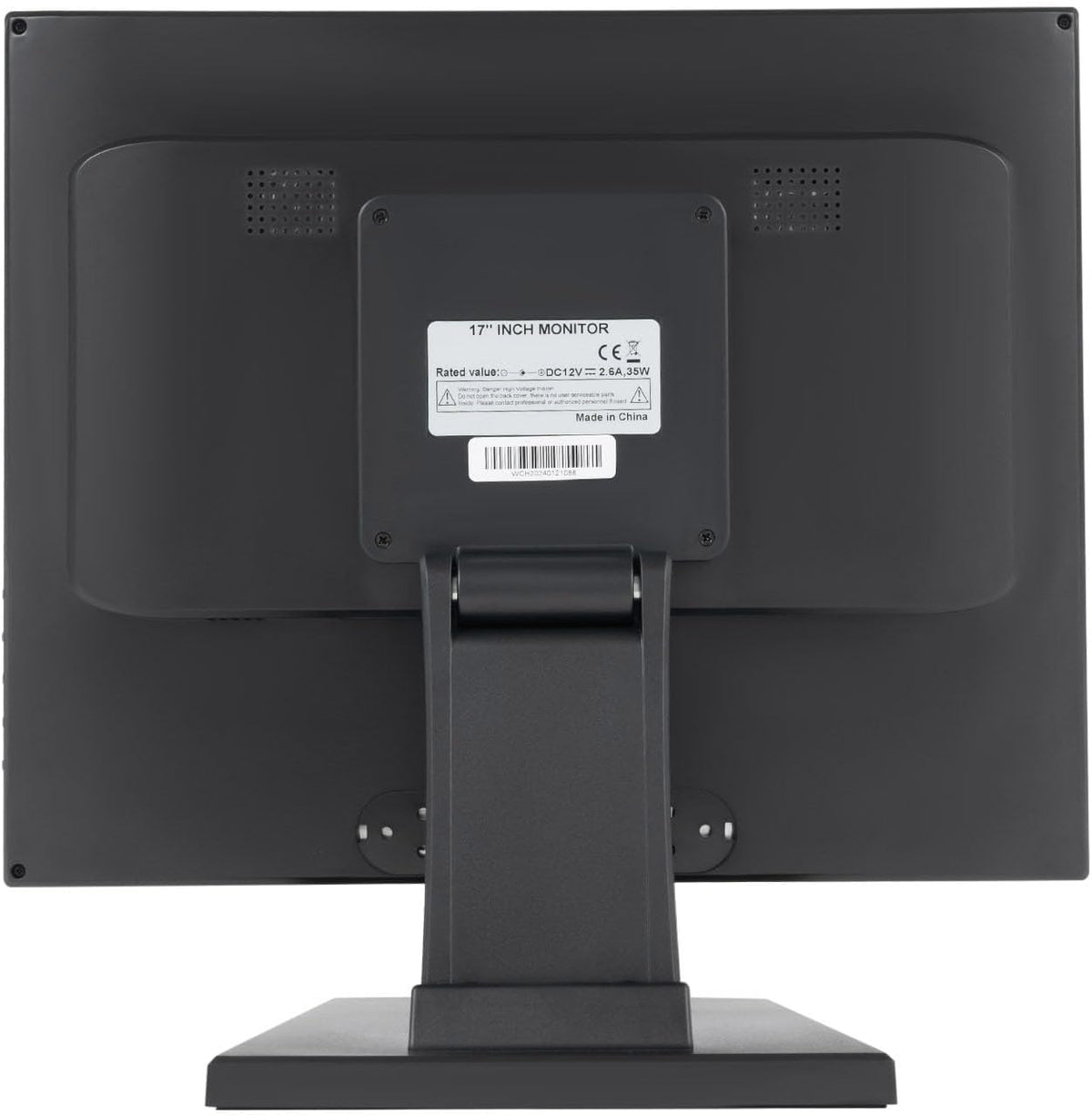 Portable monitor | mobile monitor | touchscreen | 17 inch touchscreen monitor | 1280x1024 resolution | resistive 4-wire | USB/VGA connection | For POS/cash register/hospitality | incl. pen & power - QUORE