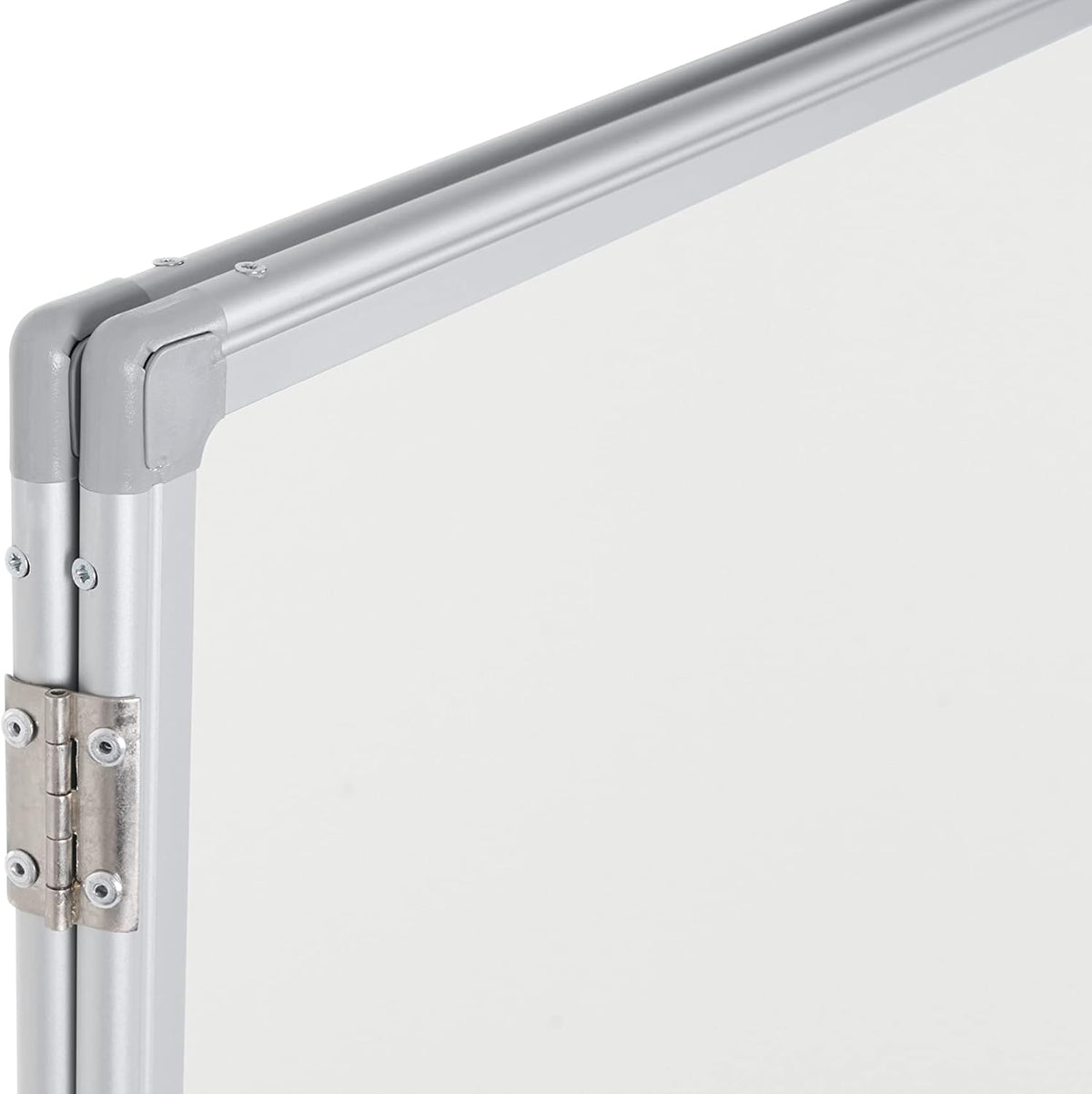 Bi-Office Earth Trio - whiteboard klaptafel met 3 whiteboards, magnetische geëmailleerde oppervlakken, 90 x 60/180 x 60 cm