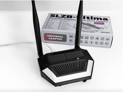 SLZB-Ultima Alles-in-één hub: Zigbee 3.0, Matter & Thread - met infrarood (IR), microfoon, luidspreker en RGB-led - PoE ethernet, WiFi 6 & USB voor Home Assistant (SLZB-Ultima)