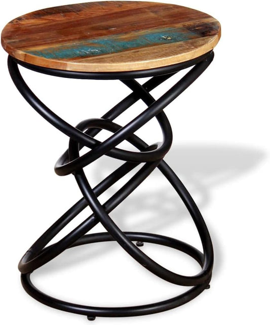 vidaXL Recycled Wood Side Table Solid Table Side Table Table