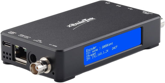 ZowieBox UVC naar SDI-converter, SDI Video Capture Extender met Loopout, SRT/RTMP(S)/RTSP naar NDI, 3G Native NDI|HX3 Video Streaming Encoder Decoder