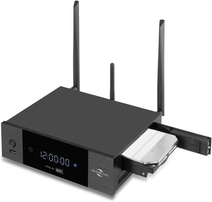 Dune HD Solo 8K, Media Player, Android Box, Dolb Visio, Atmo, S928X-K/J, HD-Audio, HDMI, 2.1a, BT 5.2, WiFi6, 1Gbit, USB 3.0, 8GB / 64GB, 3.5 HDD rack, Optical/Coaxial S/PDIF, 8Kp60, 4K, 1080p