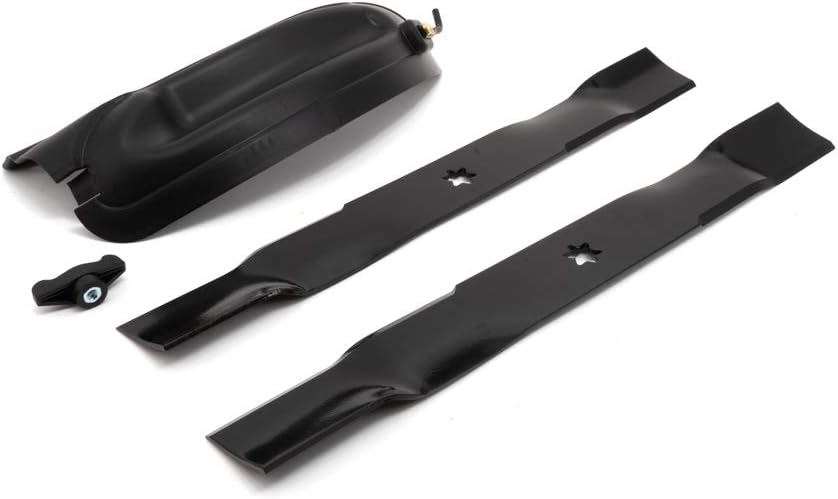 Mulchkit voor 46 Inch Grasmaaier – Mulchset – Mulchmessen – Gazononderhoud Kit – Maaierset – 2 Mulchmessen Inclusief Plug – 6-Punts Montagepatroon