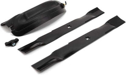 Mulchkit voor 46 Inch Grasmaaier – Mulchset – Mulchmessen – Gazononderhoud Kit – Maaierset – 2 Mulchmessen Inclusief Plug – 6-Punts Montagepatroon