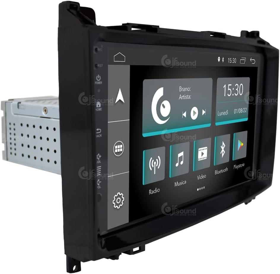 Specifieke autoradio voor Mercedes A/B-Klasse Android GPS Bluetooth WiFi USB DAB+ Touchscreen 9" 4core Carplay AndroidAuto
