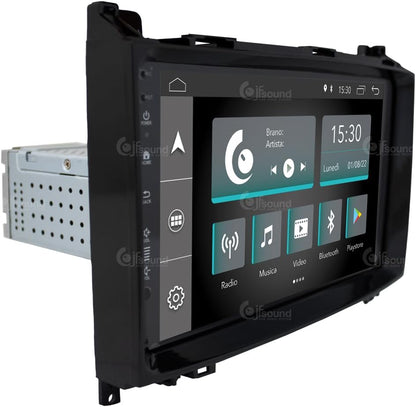 Specifieke autoradio voor Mercedes A/B-Klasse Android GPS Bluetooth WiFi USB DAB+ Touchscreen 9" 4core Carplay AndroidAuto