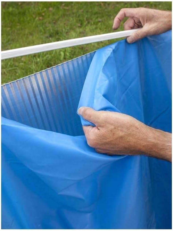 Gre FPROV610 zwembadfolie, blauw, 610 x 375 x 126 cm