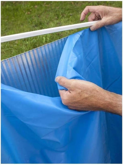 Gre FPROV610 zwembadfolie, blauw, 610 x 375 x 126 cm