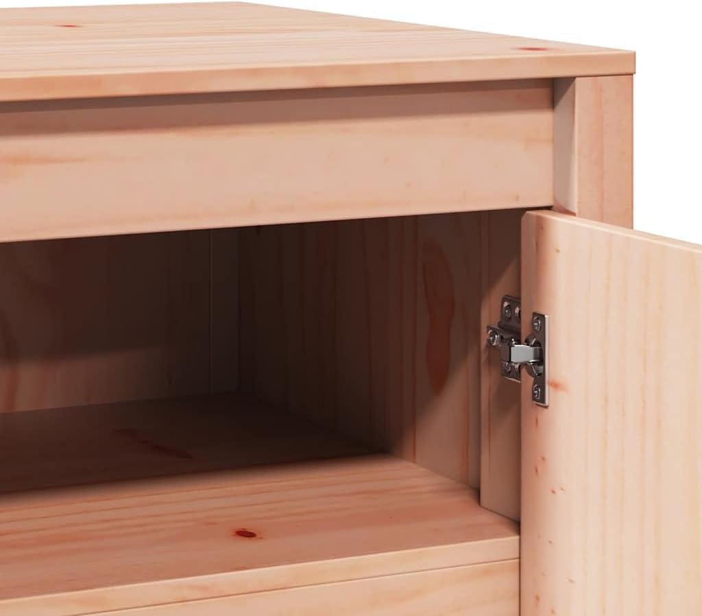 vidaXL Outdoor Kitchen Cabinet 106X55X64 cm Solid Wood Douglas - Plenty of Storage Space for an Organized Layout and a Traditional Appearance, Great for Indoor Use - QUORE