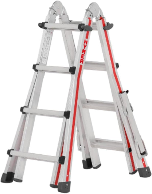 Hymer Telescopische ladder, aantal sporten 4 x 4