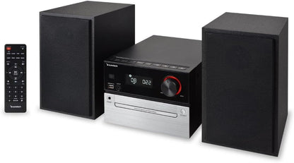 MICROKETTE SUNSTECH, HiFi-systeem met Bluetooth, LCD-display met intensiteitsregeling, uitgangsvermogen: 30 W