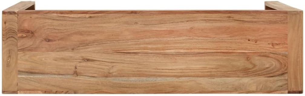 vidaXL Wall table 110x30x76 cm solid acacia wood