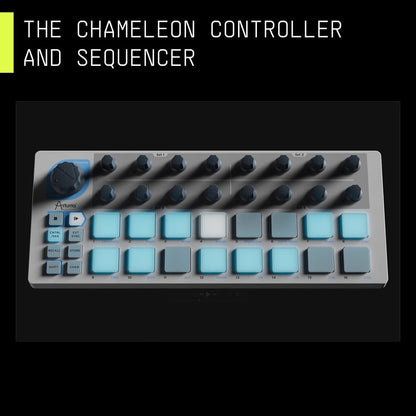 Arturia - BeatStep - Compacte MIDI-controller en sequencer met creatieve Software voor hoogwaardige opnamen, 16 pads, 16 encoders