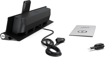 Laadstation voor iPhone tablet en AirPods, udoq 400, aluminium, zwart, MagSafe en PD-oplader