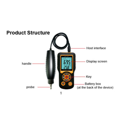 Digitale Trillingsmeter – Vibratiemeter – Vibration Tester – Machine Trillingsmeter – Motor Trillingsmeter – Nauwkeurige Meetwaarden – LCD Display