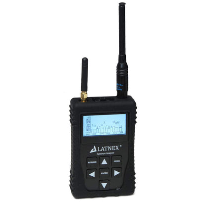 LATNEX SPA-3G Combo RF Explorer spectrumanalysator - handheld RF-frequentieanalysator en RF-spectrum WIFI HAM-radio WiFi-netwerk audio frequentiesignaal analyzer - Inclusief software