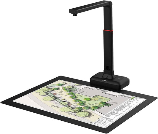 Viisan S21 A2 documentscanner - resolutie 27 MP, perfect voor het snel scannen van grote documenten en boeken. Compatibel met meertalige OCR, Mac en Windows.