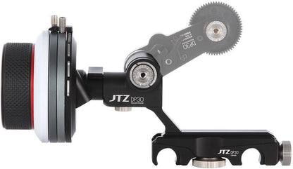 JTZ DP30 Cine Follow Focus Folge Focus Snelspanbevestiging / Quick Release 15 mm / 19 mm Kit voor FS700 C300 C500 BMCC URSA Mini A7M2 GH4 GH5 ARRI PL lenzen